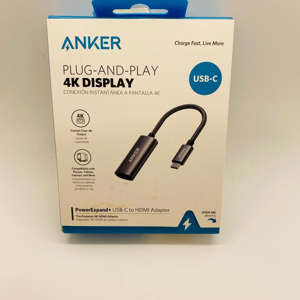 NWT Anker USB C to HDMI Adapter MacBook Pro, Air, iPad Pro, Pixelbook,Galaxy etc